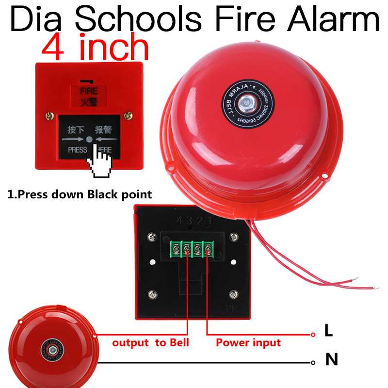 120v fire alarm bell wiring diagram