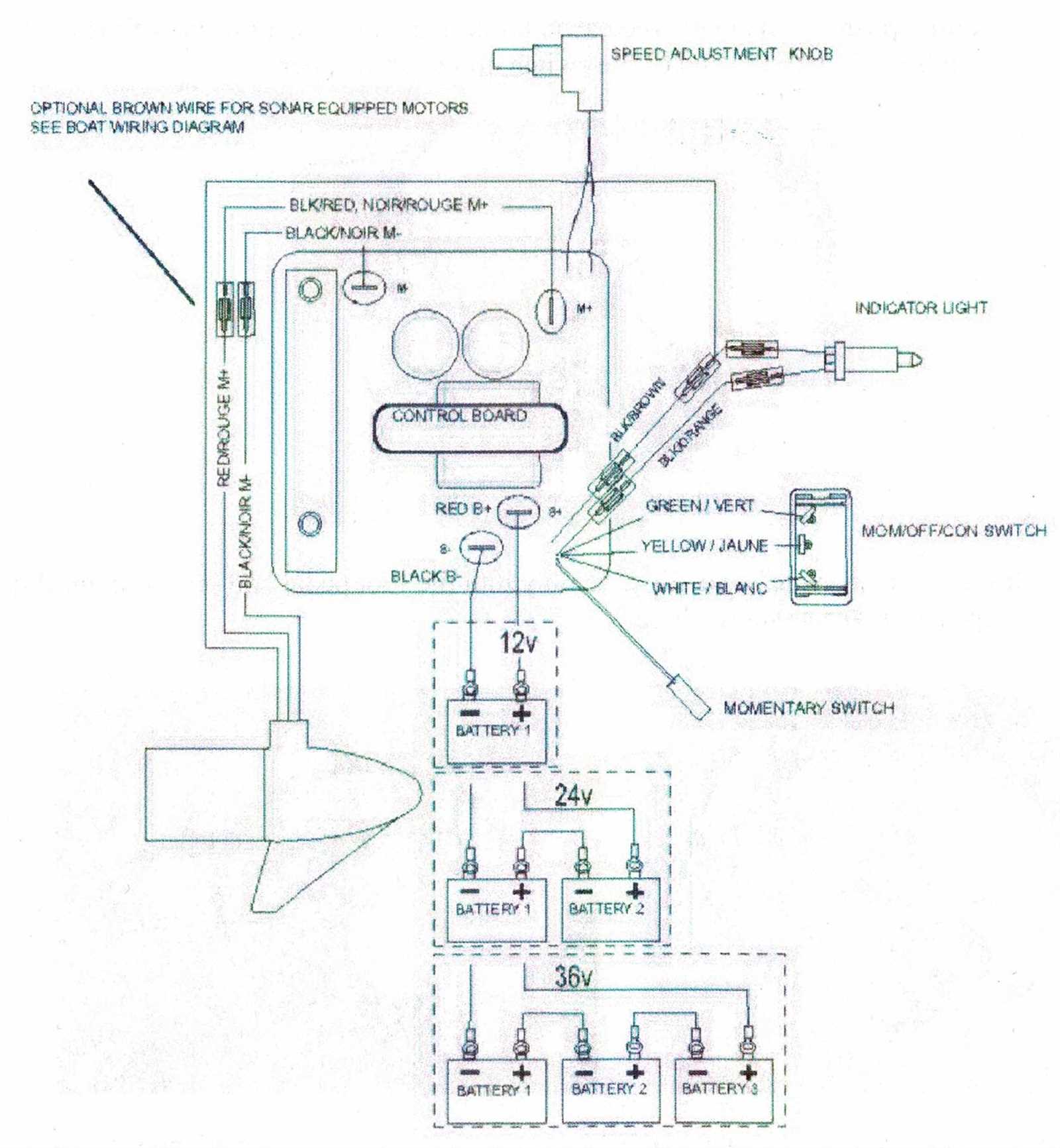 36 volt wiring diagram trolling motor