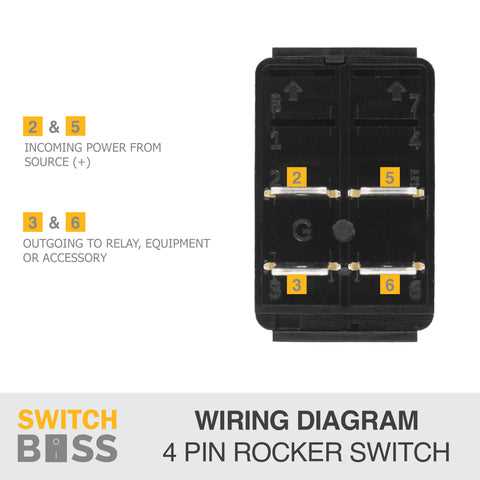 12v 4 pin rocker switch wiring diagram