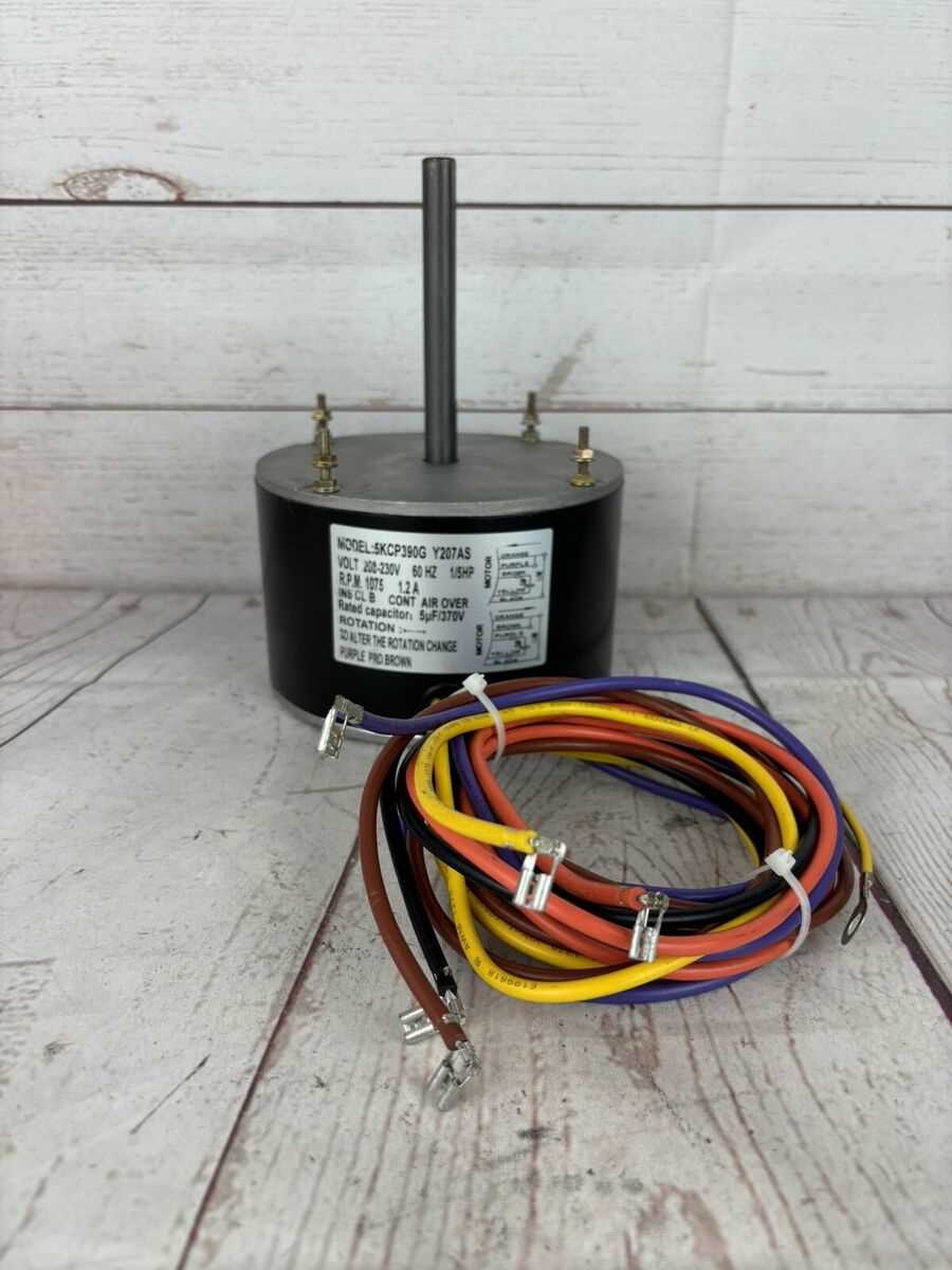 wiring diagram for condenser fan motor
