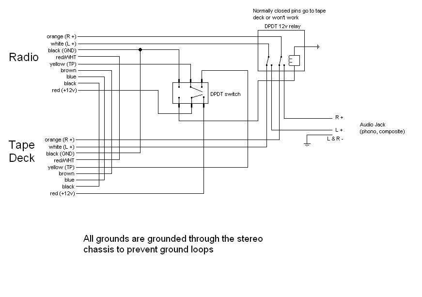 delco radio wiring diagram