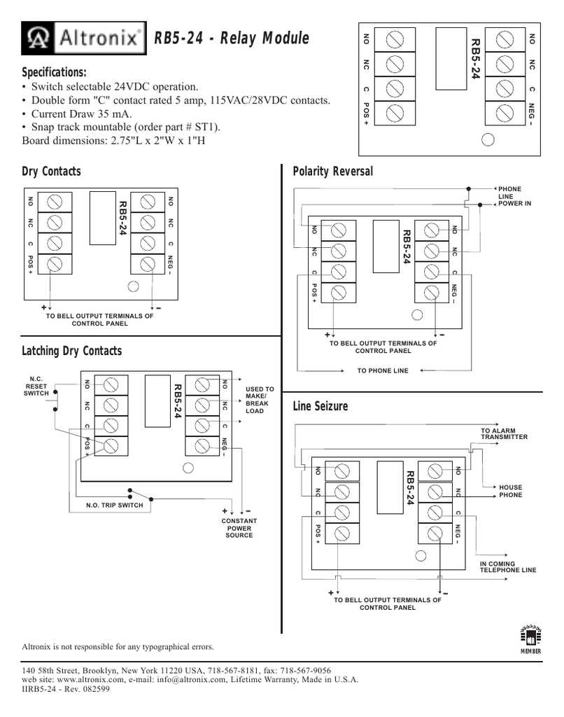 altronix power supply wiring diagram