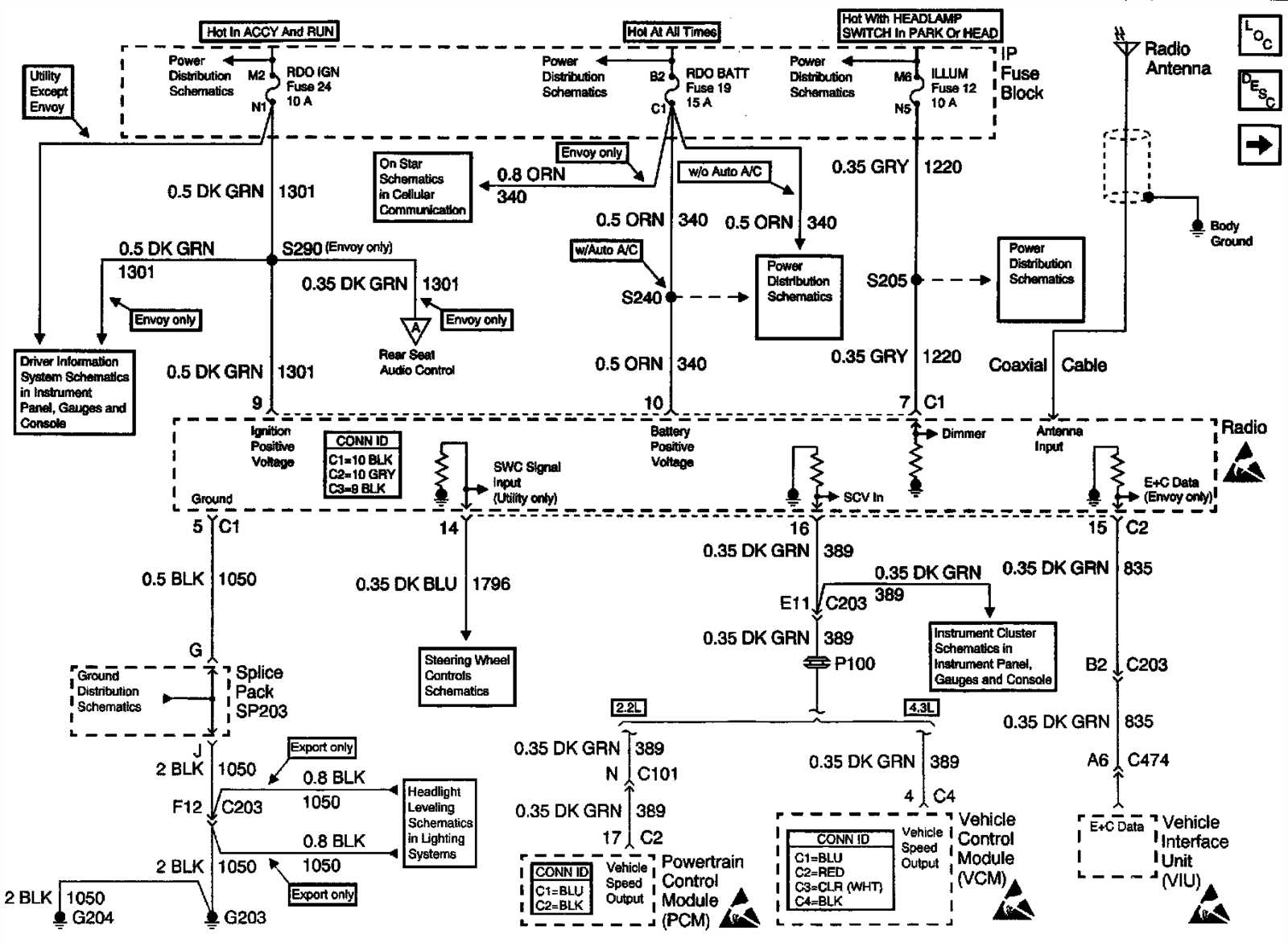 1998 chevy silverado radio wiring diagram