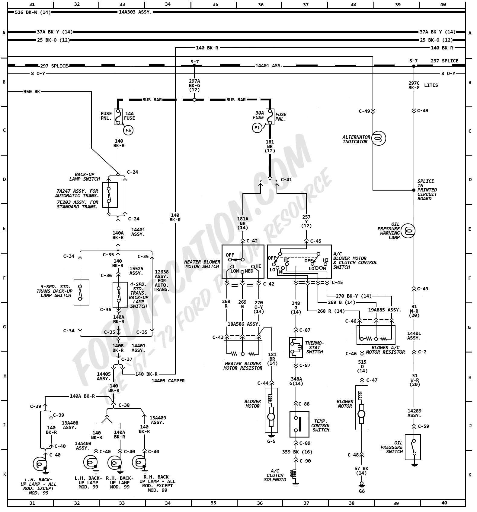 ford blower motor resistor wiring diagram