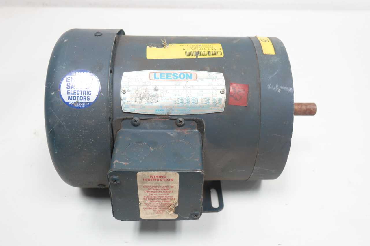 leeson electric motor wiring diagram