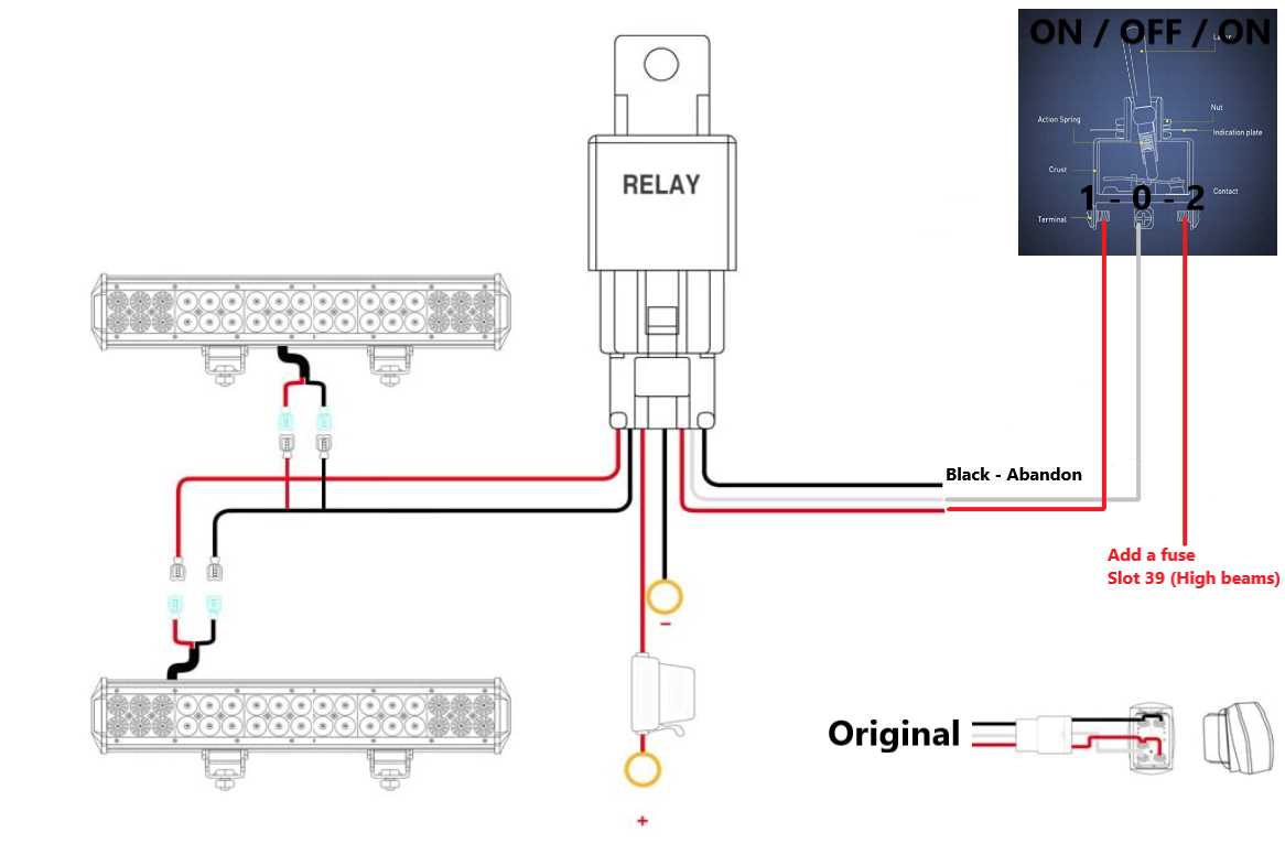 light bar wiring harness diagram