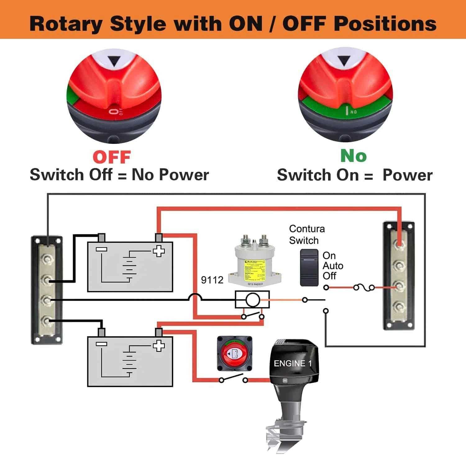 battery switch wiring diagram marine