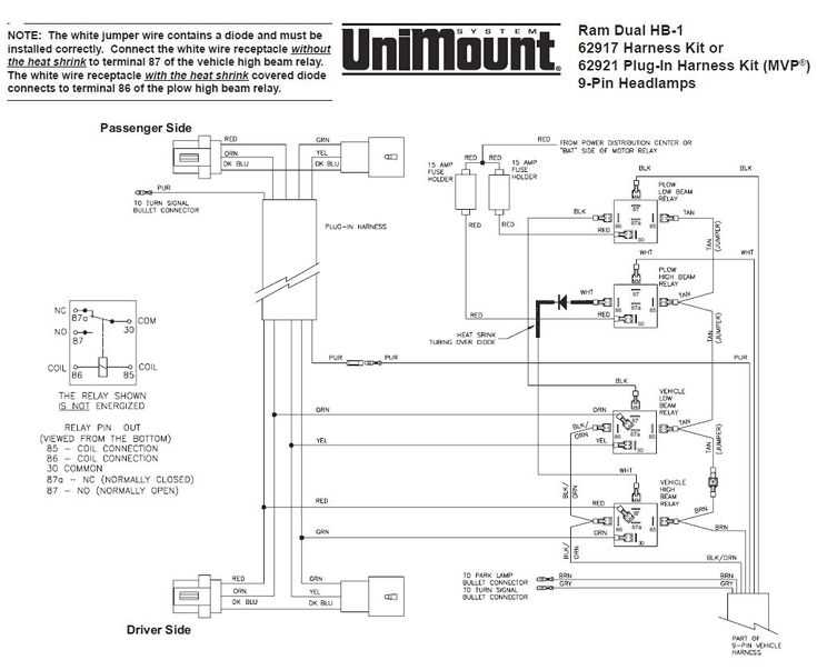 snow plow wiring diagram