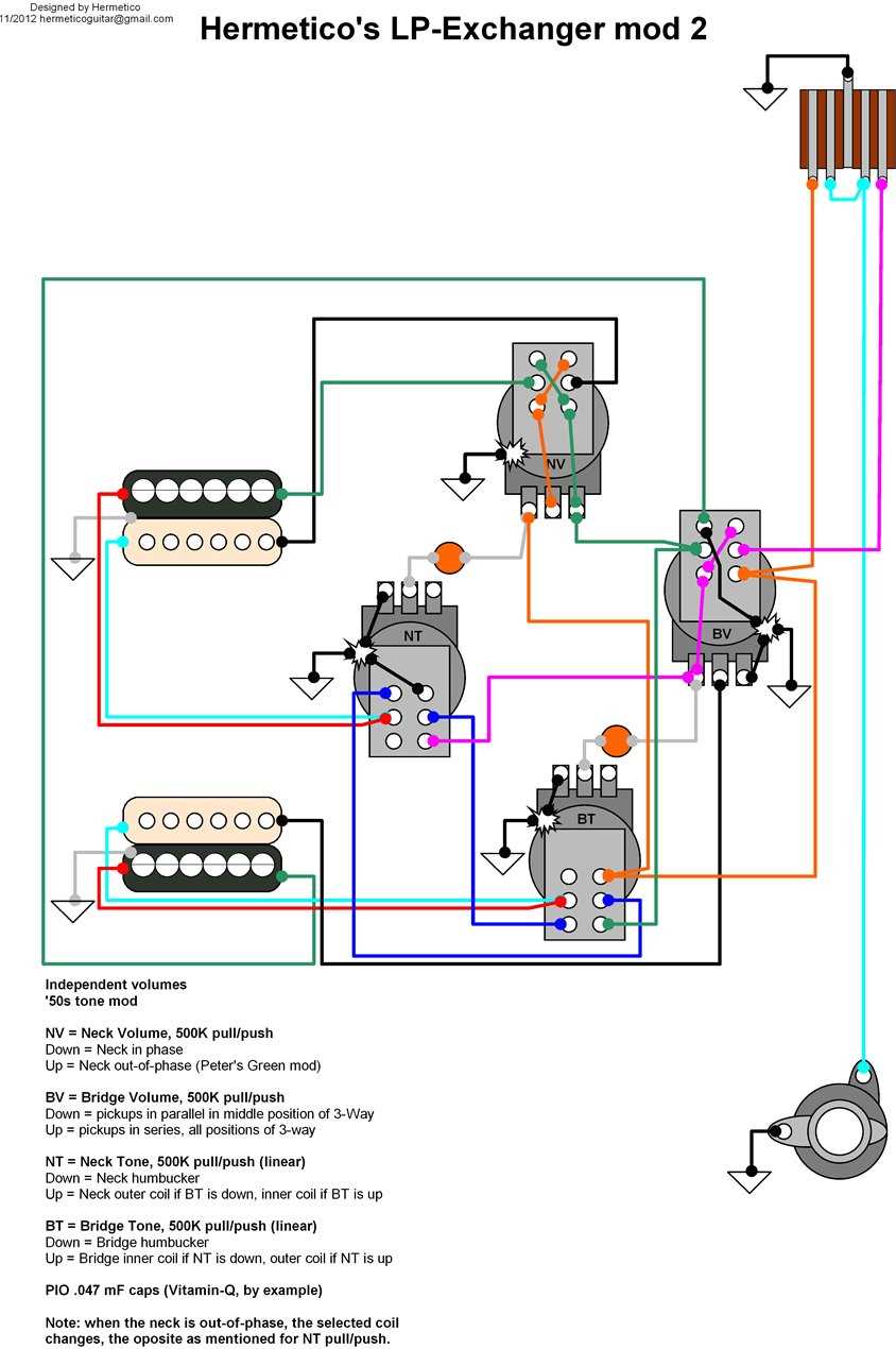 lp modern wiring split coil diagram