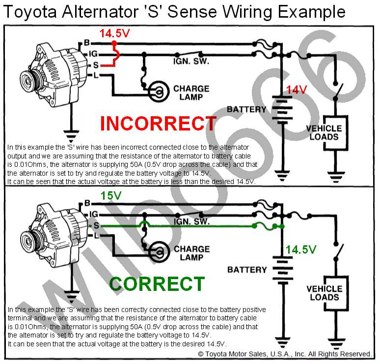 ls alternator wiring diagram