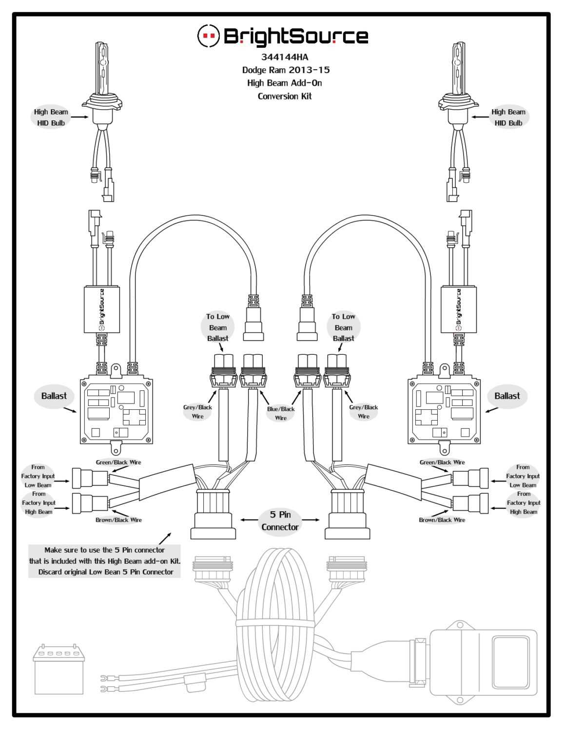 hid headlight wiring diagram