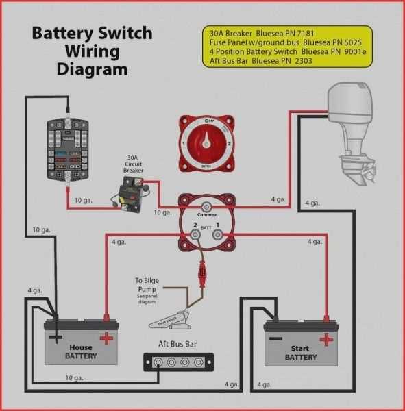 marine dual battery switch wiring diagram