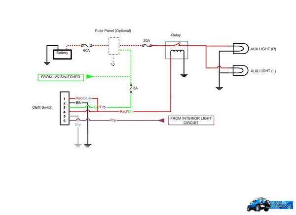 fog light switch wiring diagram