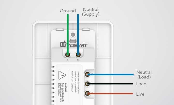 dual pole switch wiring diagram