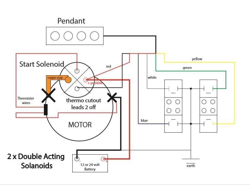 solenoid 12 volt hydraulic pump wiring diagram