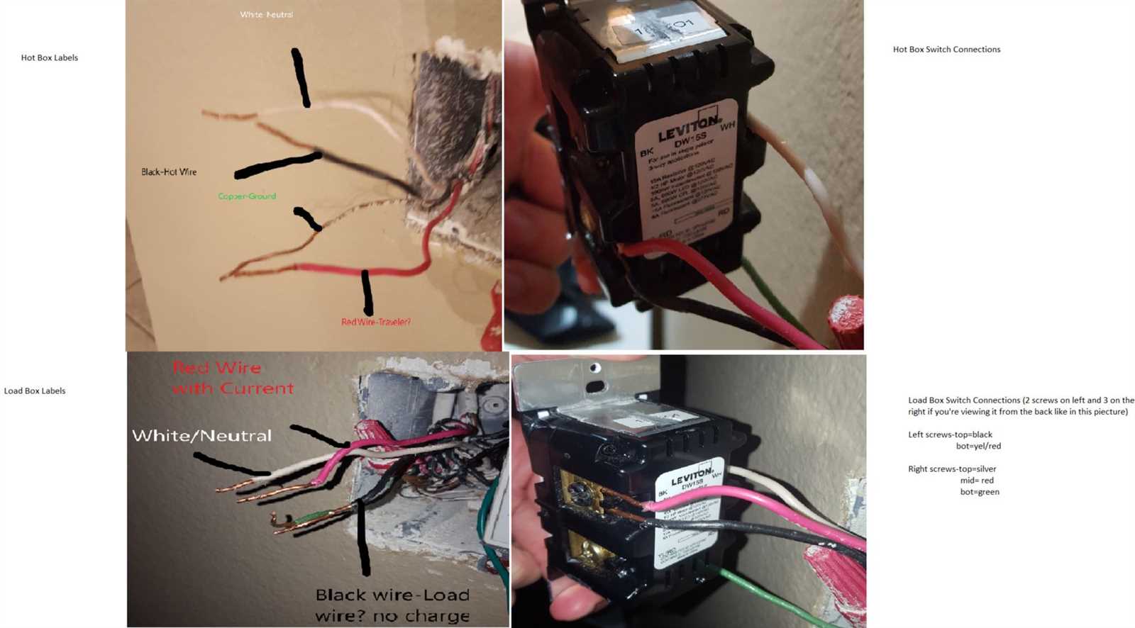 leviton decora 3 way switch wiring diagram