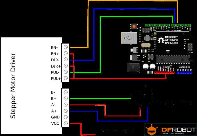 wiring diagram stepper motor