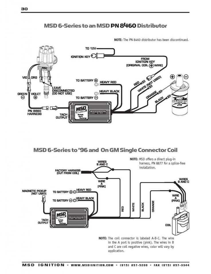 msd 6al wiring diagram chevy hei