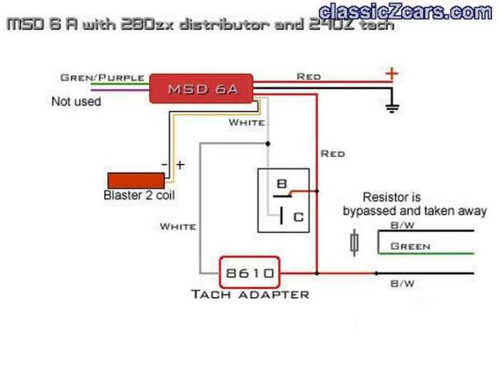 msd hei wiring diagram