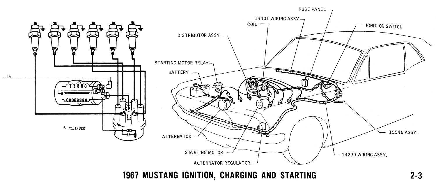 mustang 66 wiring diagram