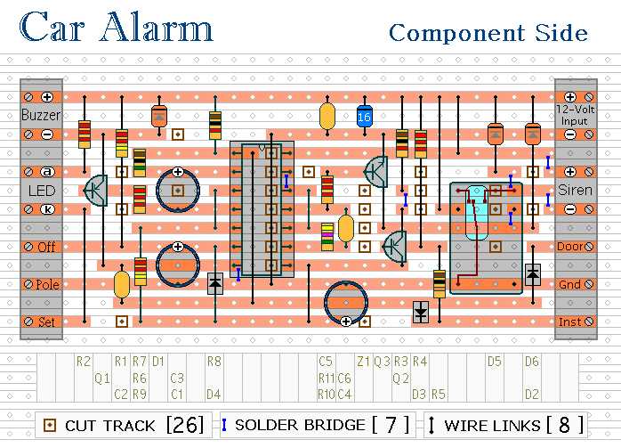 car alarm installation wiring diagram