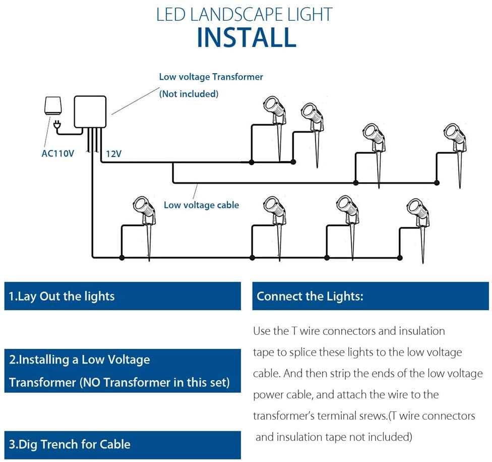 garden lighting wiring diagram