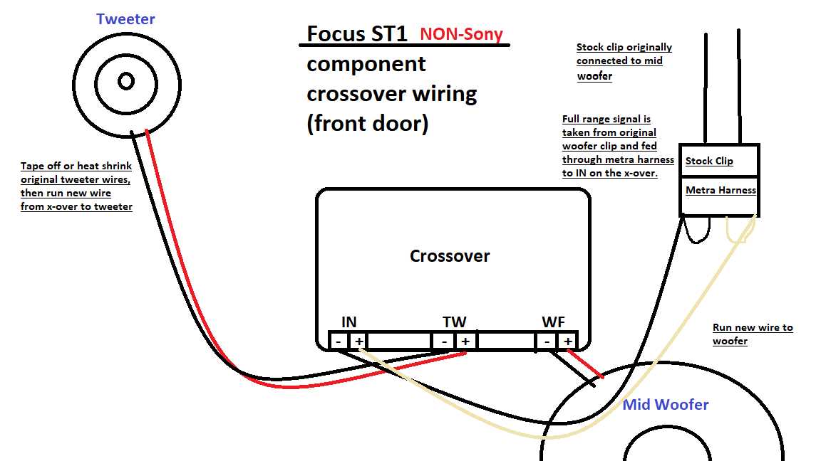 speaker tweeter wiring diagram