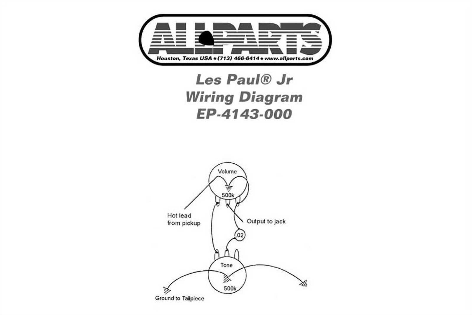 les paul jr wiring diagram