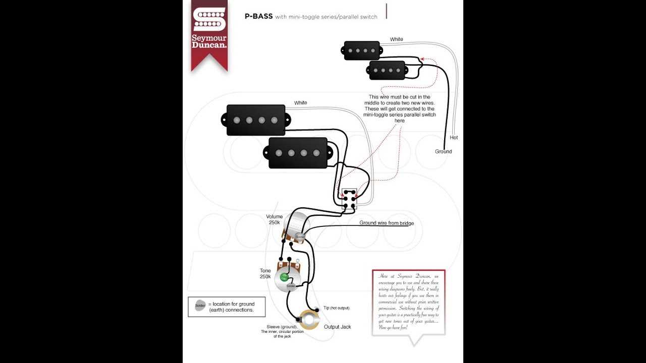 p bass wiring diagram