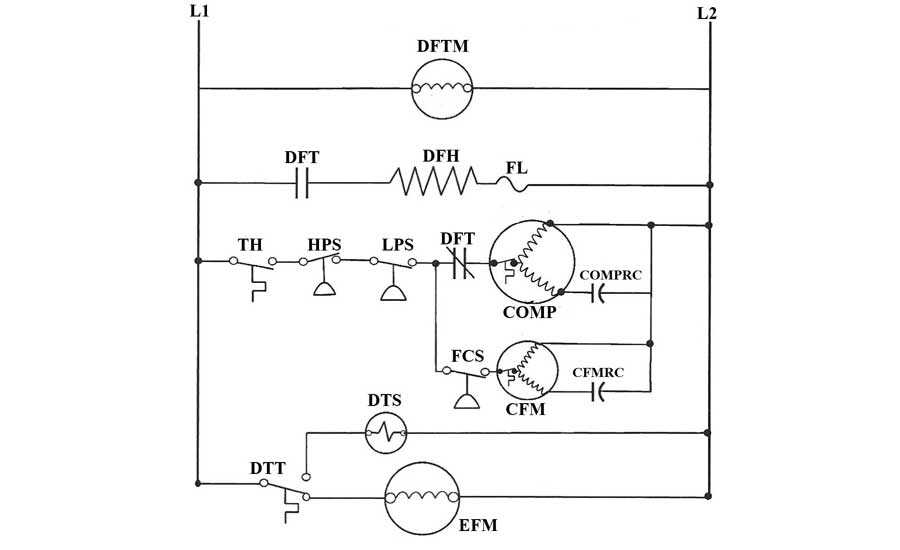 walk in freezer wiring diagram