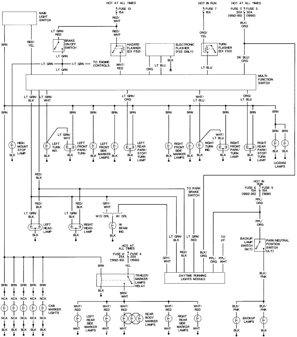 2004 f250 tail light wiring diagram