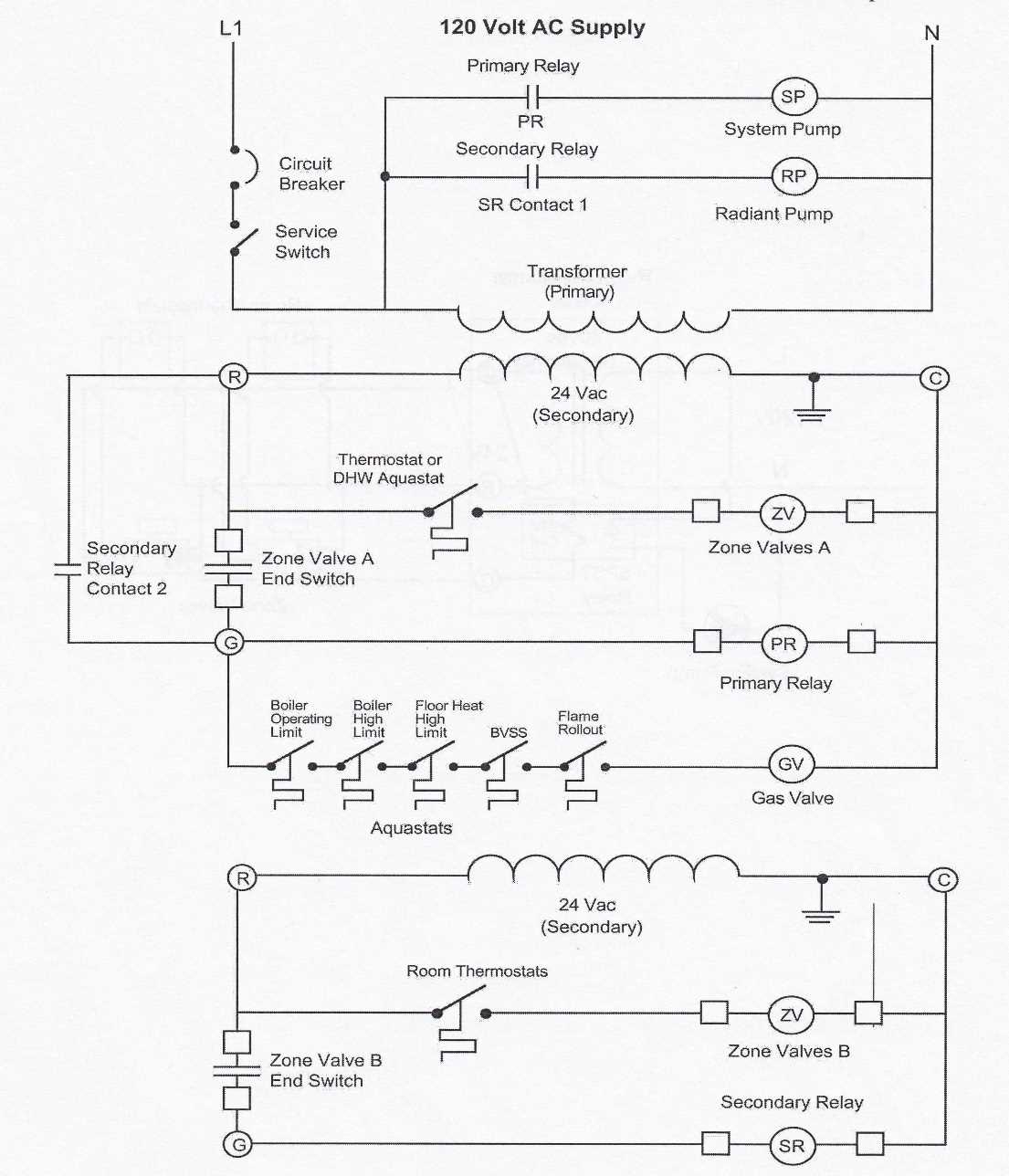 hvac wiring diagram symbols