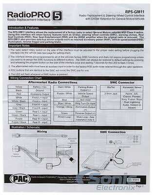 pac rp5 gm31 wiring diagram