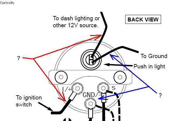 autometer volt gauge wiring diagram