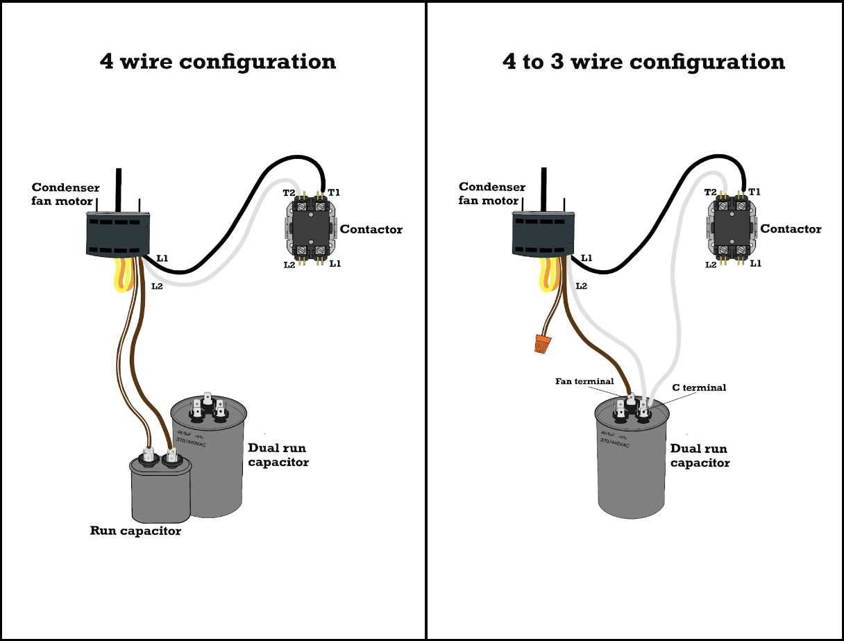 4 wire ac motor wiring diagram
