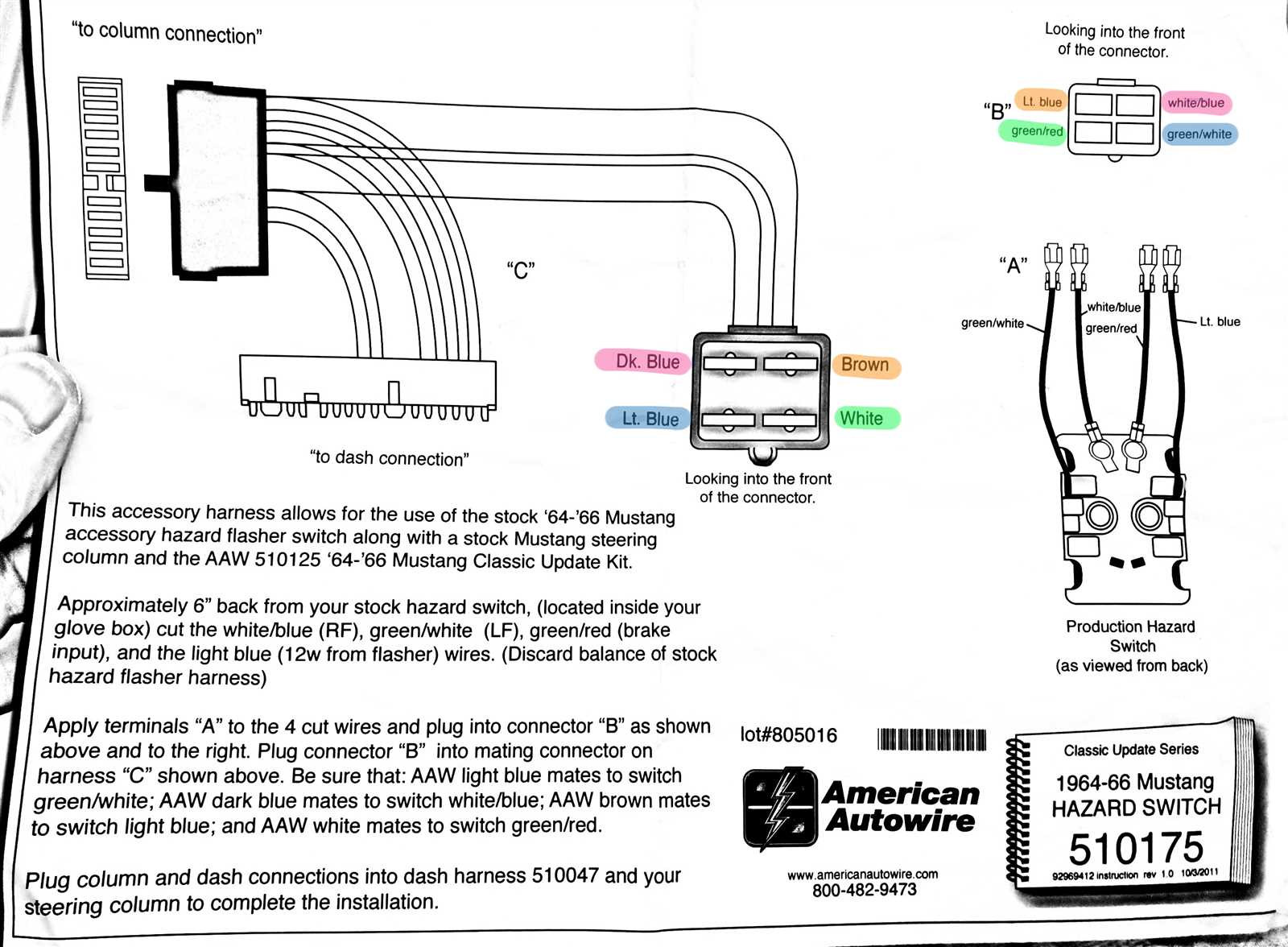 hazard switch wiring diagram