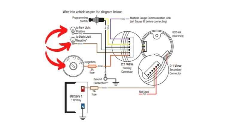 volt gauge wiring diagram