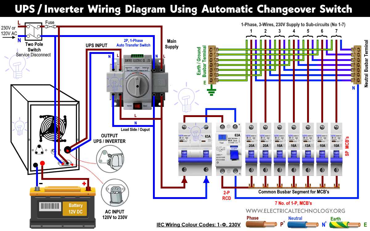 ups wiring diagram