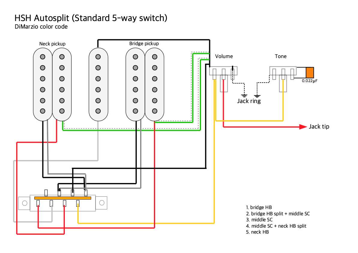 5 way light switch wiring diagram