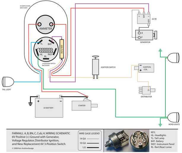 farmall cub 12 volt wiring diagram