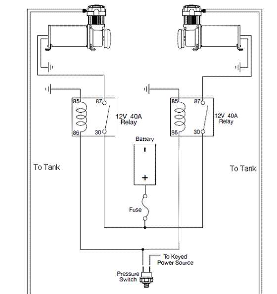 wiring diagram for pressure switch on air compressor