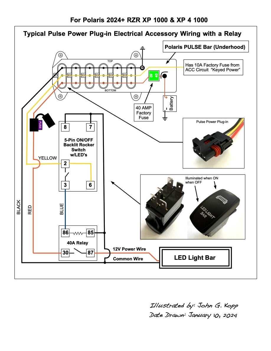 8 pin rocker switch wiring diagram