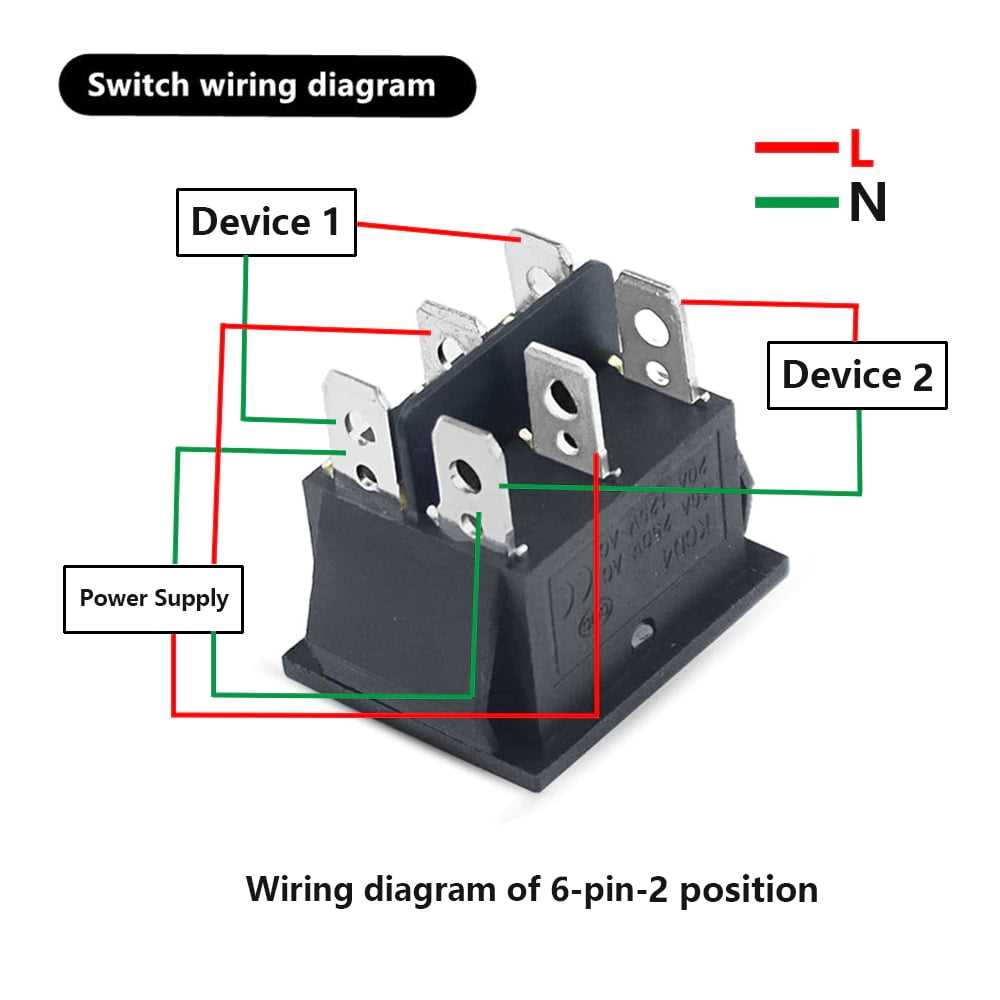 6 pin wiring diagram