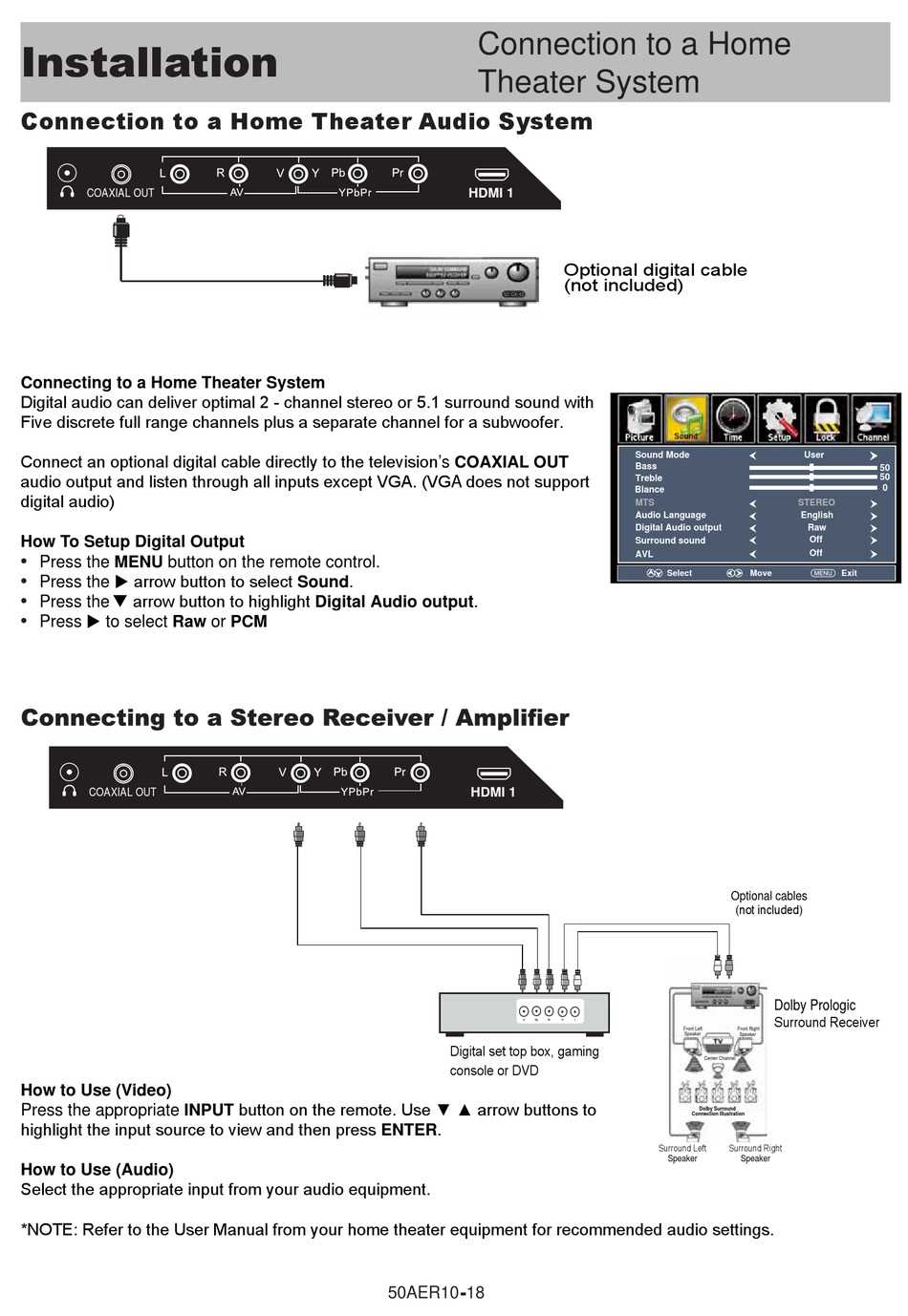 5.1 surround sound wiring diagram