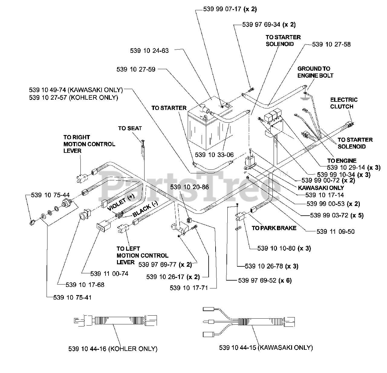 wiring diagram for husqvarna zero turn mower