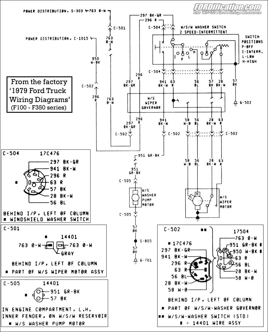 ford wiper switch wiring diagram