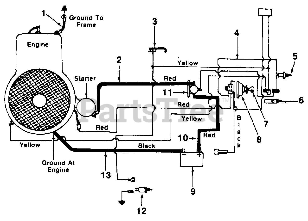 mtd 7 prong ignition switch wiring diagram