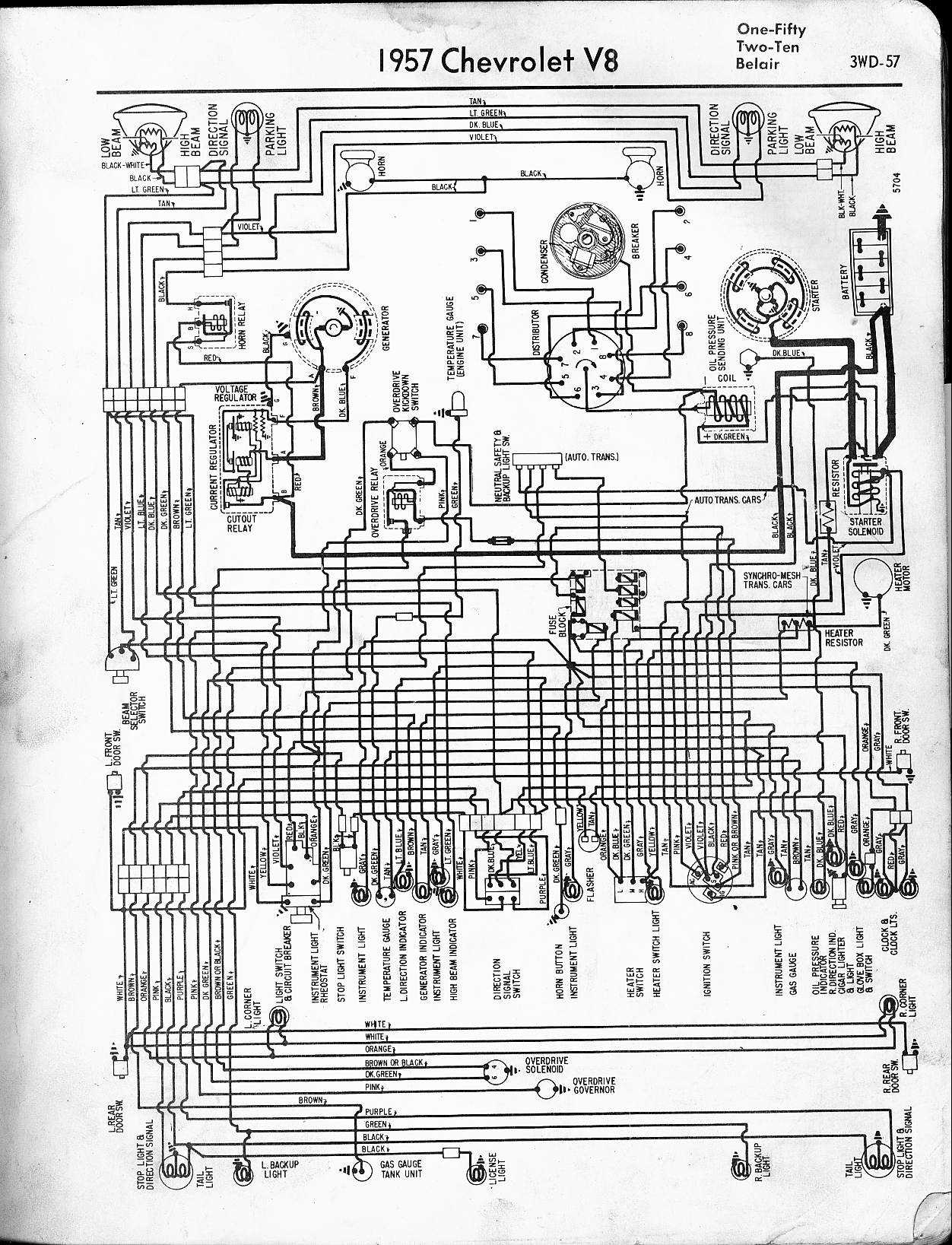 1957 chevy wiring diagram