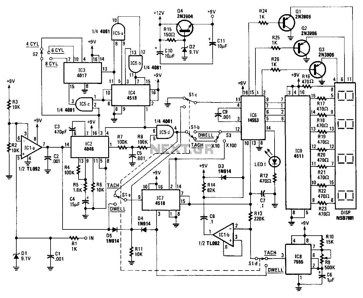 wiring diagram autometer tach