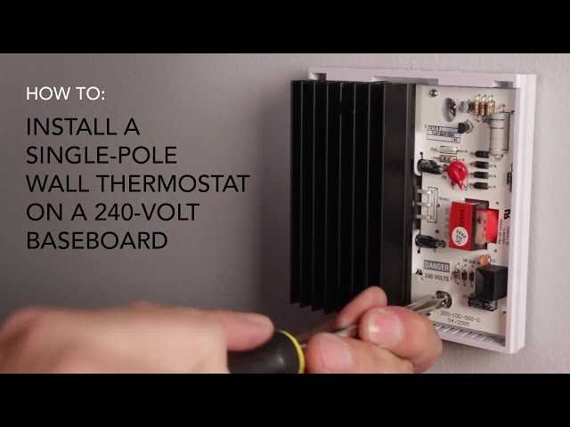 double pole 120 volt baseboard heater wiring diagram